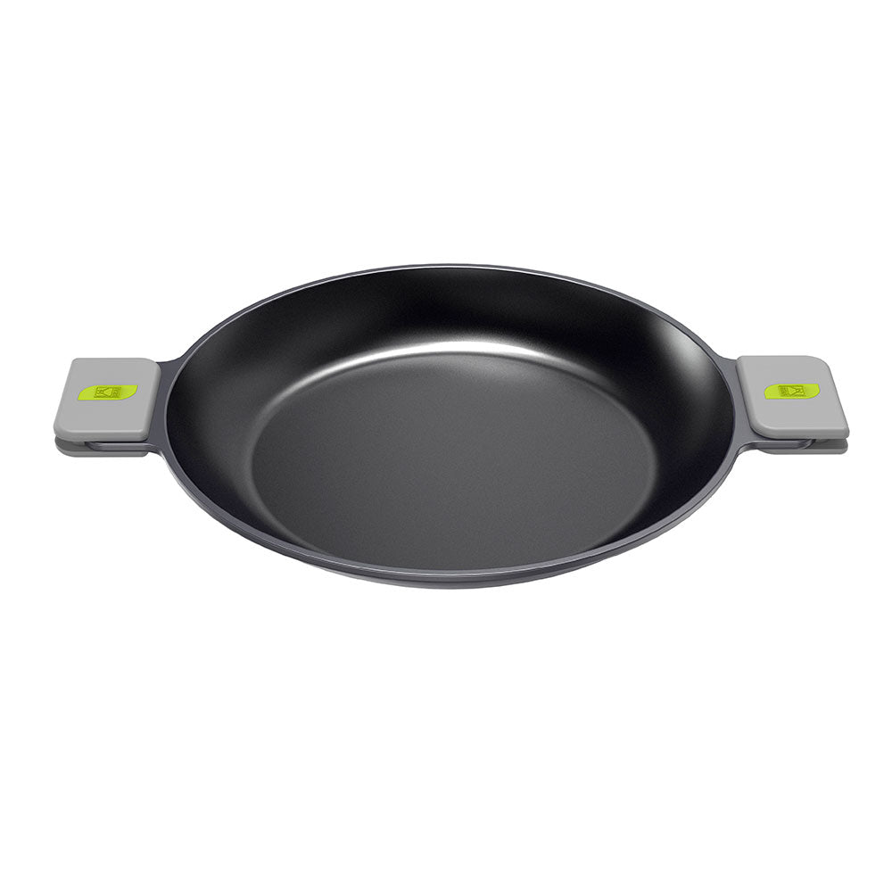 BRA Paellera, Aluminio Fundido, Negro, con cubierta antiadherente, 40 cm :  Bra: : Hogar y cocina