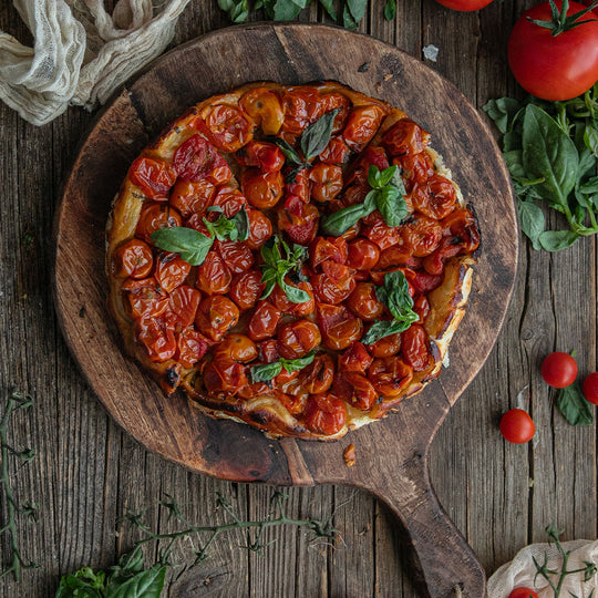 Tarta tatin de tomates