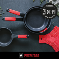 Premiere Frying Pan, 3-piece set