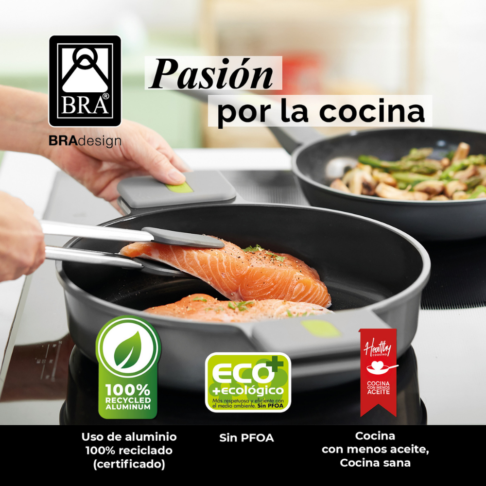 Batería de cocina 9 piezas Life