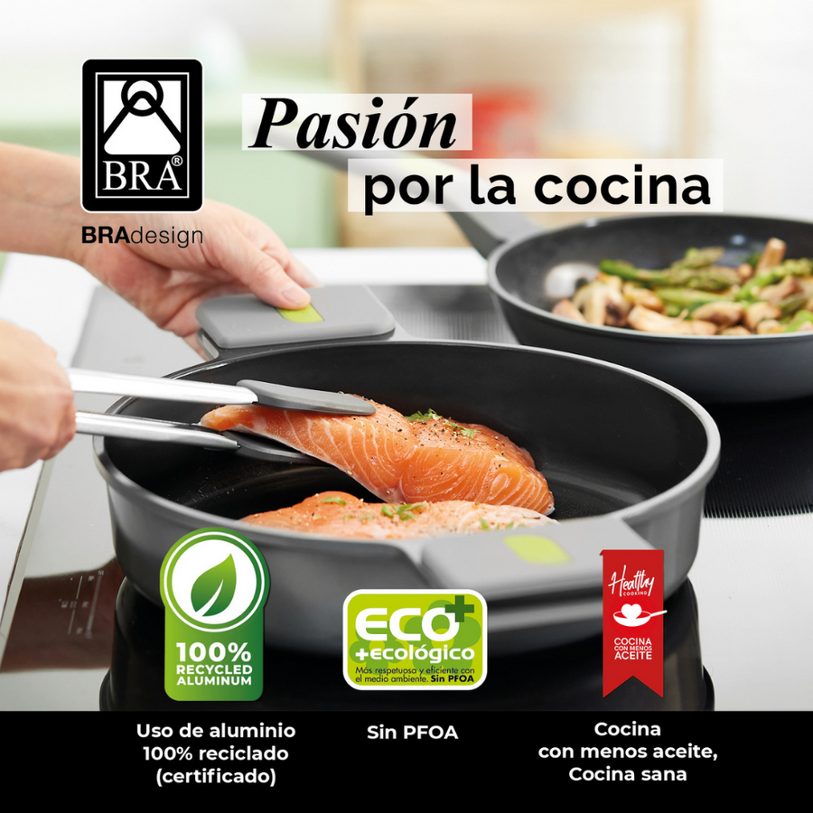 Batería de cocina 9 piezas Life