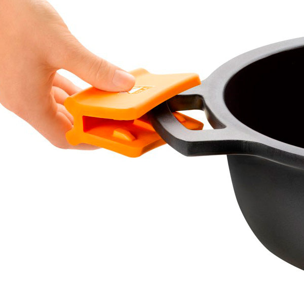 BRA Paellera, Negro, 40 cm + Efficient Orange Set de 3 sartenes, Aluminio  Fundido, aptas para Todo Tipo de cocinas, 20-24-28 cm